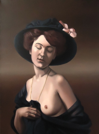 Donna con il cappello nero, Felix Vallotton